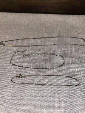 925 Silver bracelets and Sterling Silver Chain Necklace